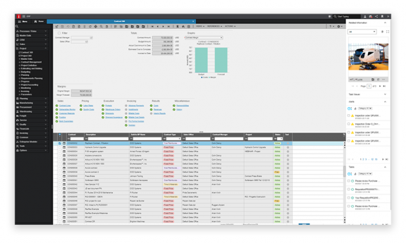 screenshot of Infor LN